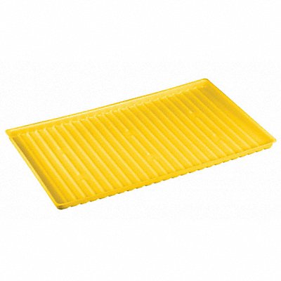 JUSTRITE 29052 Poly Tray Yellow Polyethylene