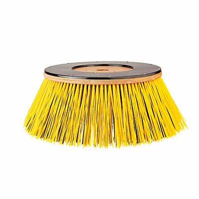 TENNANT 1253546 Rotary Brush 32 in Dia Yellow