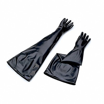 HONEYWELL 8N3032A10H Glovebox Glove Black White 10 1/2 PR