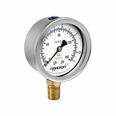 ASHCROFT 638008A4F02LP0L100 Pressure Gauge