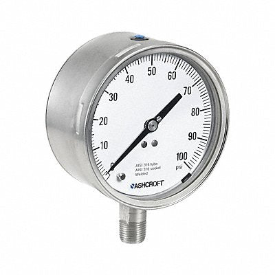 ASHCROFT 451209SD04L400 Pressure Gauge