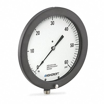 ASHCROFT 121010S04L1500 Pressure Gauge