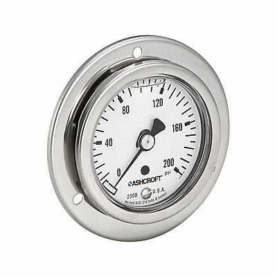 ASHCROFT 632008SL02B15 Panel Mount Pressure Gauge