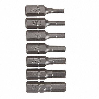 IRWIN IWAF21HEX7 Screwdriver Bit Set 7 No of Pieces