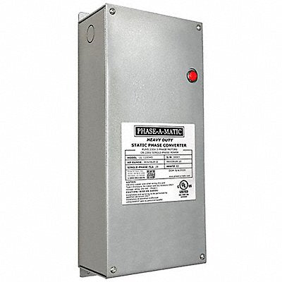 PHASE-A-MATIC UL1200HD Phase Converter Static 8 to 10 HP OP