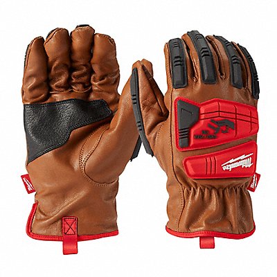 MILWAUKEE 48228772 EA Work Gloves Black/Brown/Red 7 3/4 L