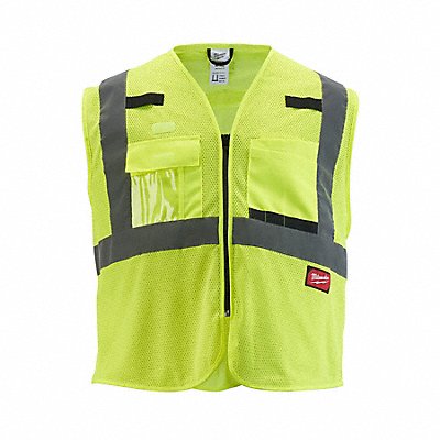 MILWAUKEE 48735113 Safety Vest Polyester Yellow 2XL/3XL