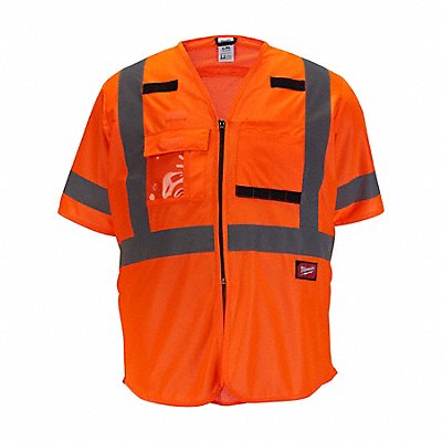 MILWAUKEE 48735147 Safety Vest Polyester Orange 2XL/3XL