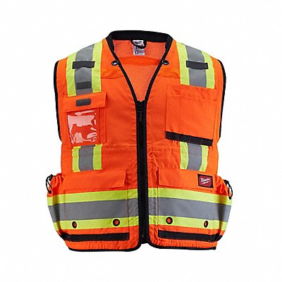 MILWAUKEE 48735165 Safety Vest Polyester Orange S/M