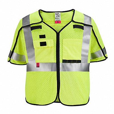 MILWAUKEE 48735231 Safety Vest Polyester Yellow S/M