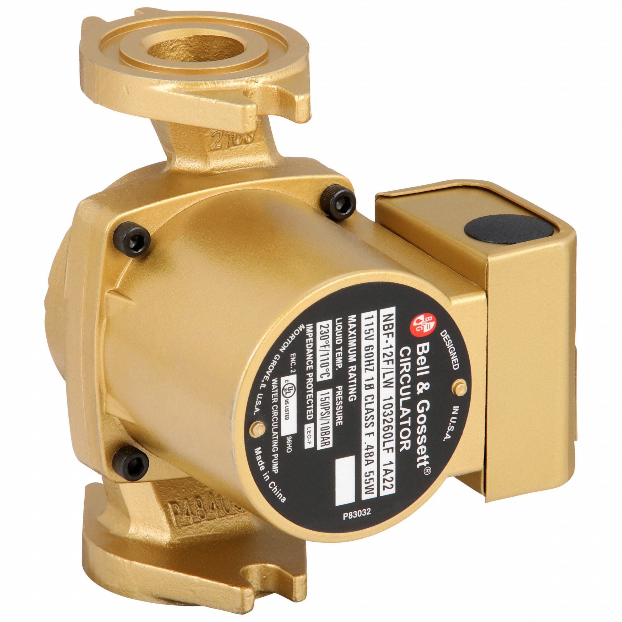 BELL  GOSSETT 103260LF Potable Circulating Pump Flanged 115V AC