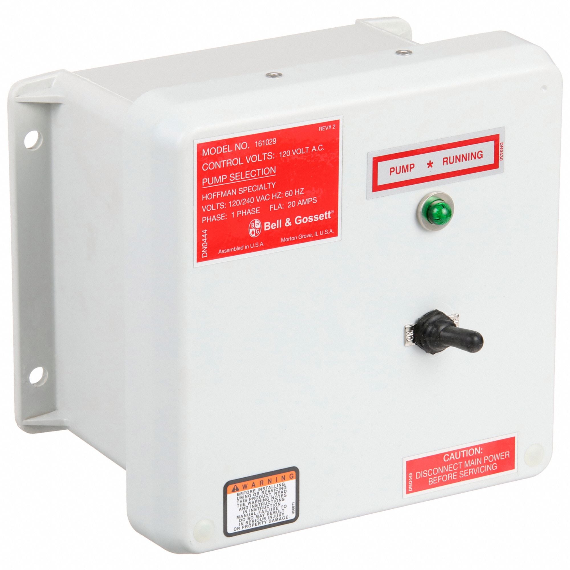 HOFFMAN 161029 Control Panel