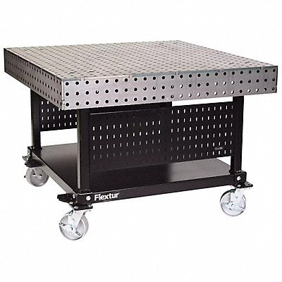 FLEXTUR 78909515 Welding Table 48 D 35 H 48 W Metal