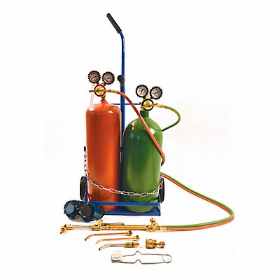UNIWELD KLT5505TR Oxygen and Acetylene Cylinder CA552