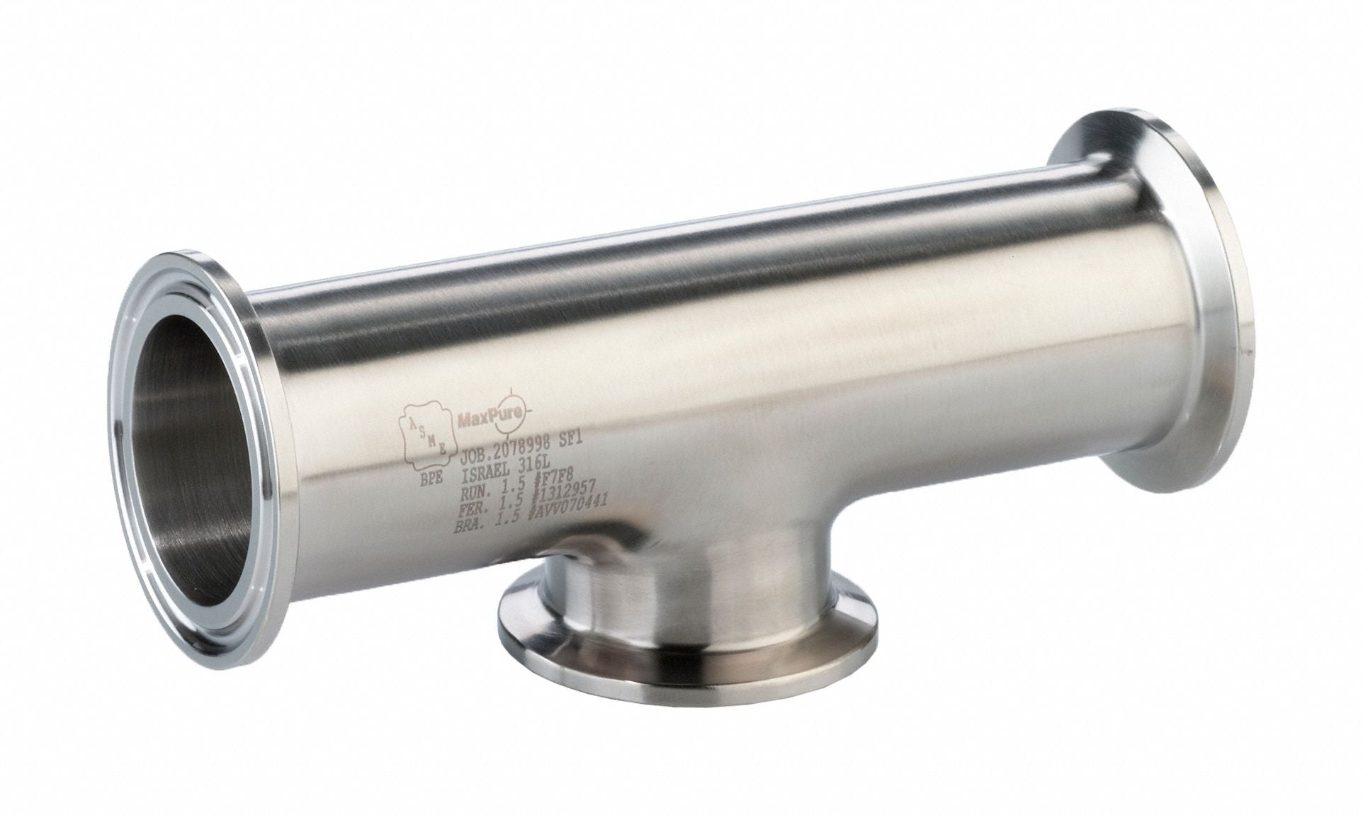 MAXPURE TEG7S6L75PC STAINLESS STEEL FITTING