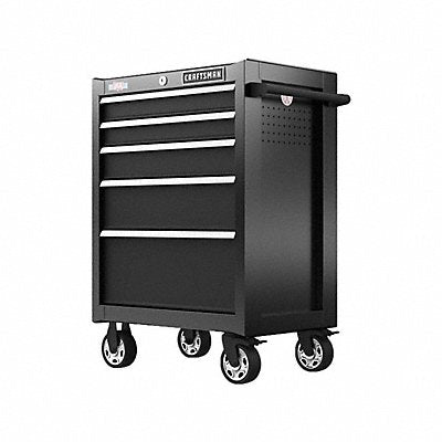 CRAFTSMAN CMST32752BK Cabinets 5 Drawers 18 D 26 W Black
