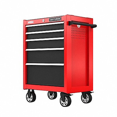 CRAFTSMAN CMST32752RB Cabinets 5 Drawers 18 D 26 W Red