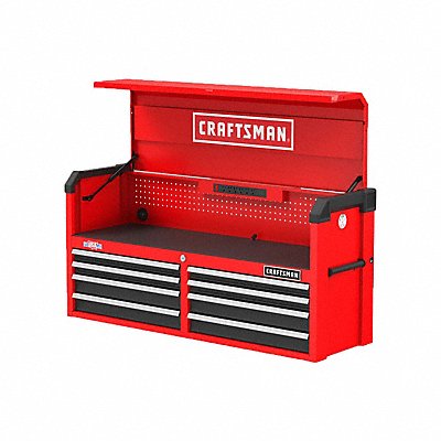 CRAFTSMAN CMST35282RB Chest 8 Drawers 16 D 24-1/2 H 52 W Red
