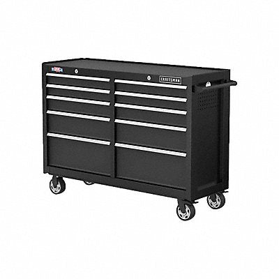 CRAFTSMAN CMST352102BK Cabinets 10 Drawers 18 D 52 W Black