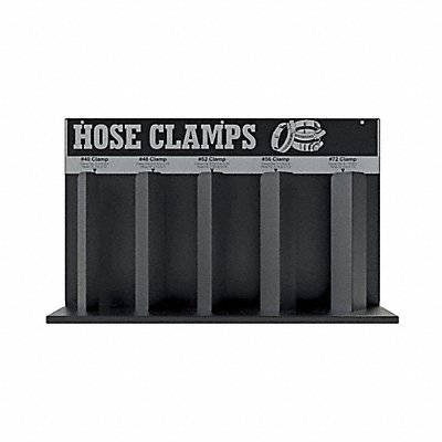 DURHAM MFG 90408S702 Hose Clamp Rack 5 Loop Blk