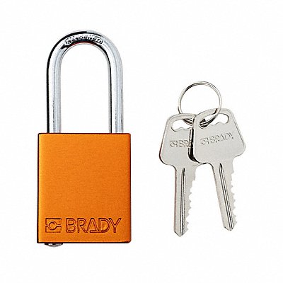 BRADY SDALORG38STKD K7937 Padlock 6 Pins Orange