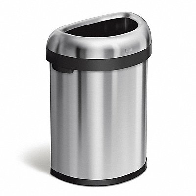 SIMPLEHUMAN CW1473 Garbage Can 21 gal Silver Indoor/Outdoor