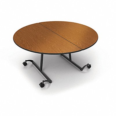 PALMER HAMILTON 22M132960RDMTMWTB Mobile Cafeteria Table 8 Seats Round