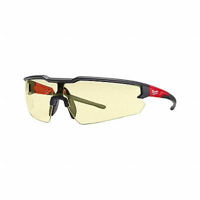 MILWAUKEE 48732101 Safety Glasses Black/Red Arm M Size
