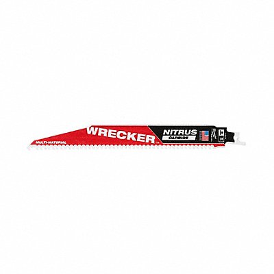 MILWAUKEE 48005372 Reciprocating Saw Blade Carbide 9 L
