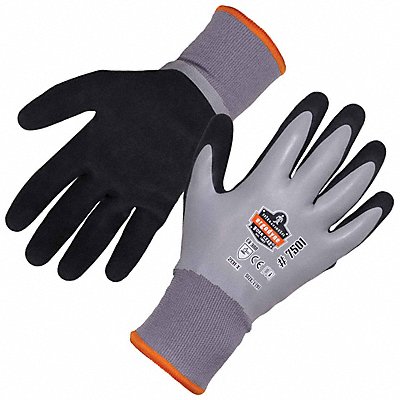 PROFLEX BY ERGODYNE 7501 Thermal Coated Glove 2XL Grey PR