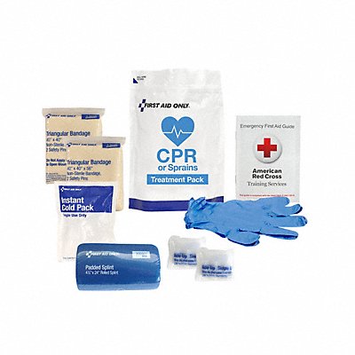 FIRST AID ONLY 91165 CPR and Sprains Treatment Pack