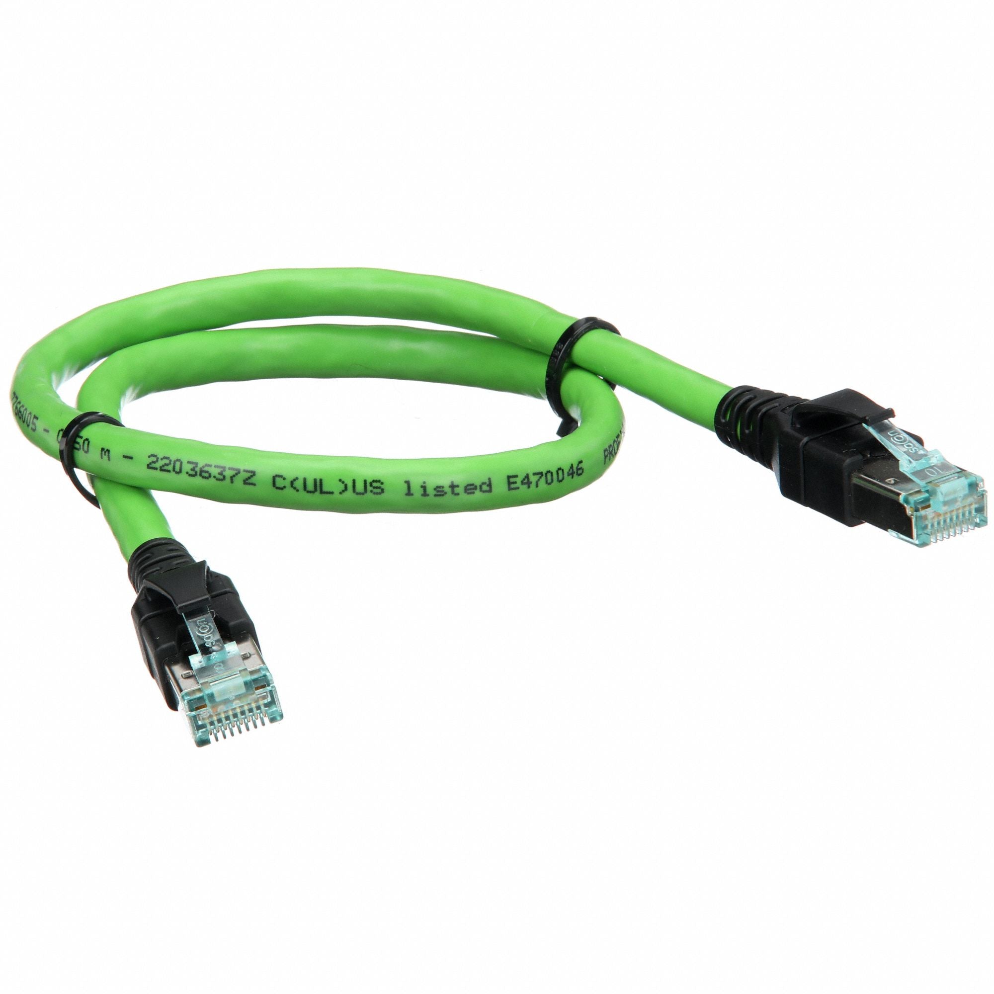 HARTING 9484747766005 Cordset 0.5m Green 26 AWG