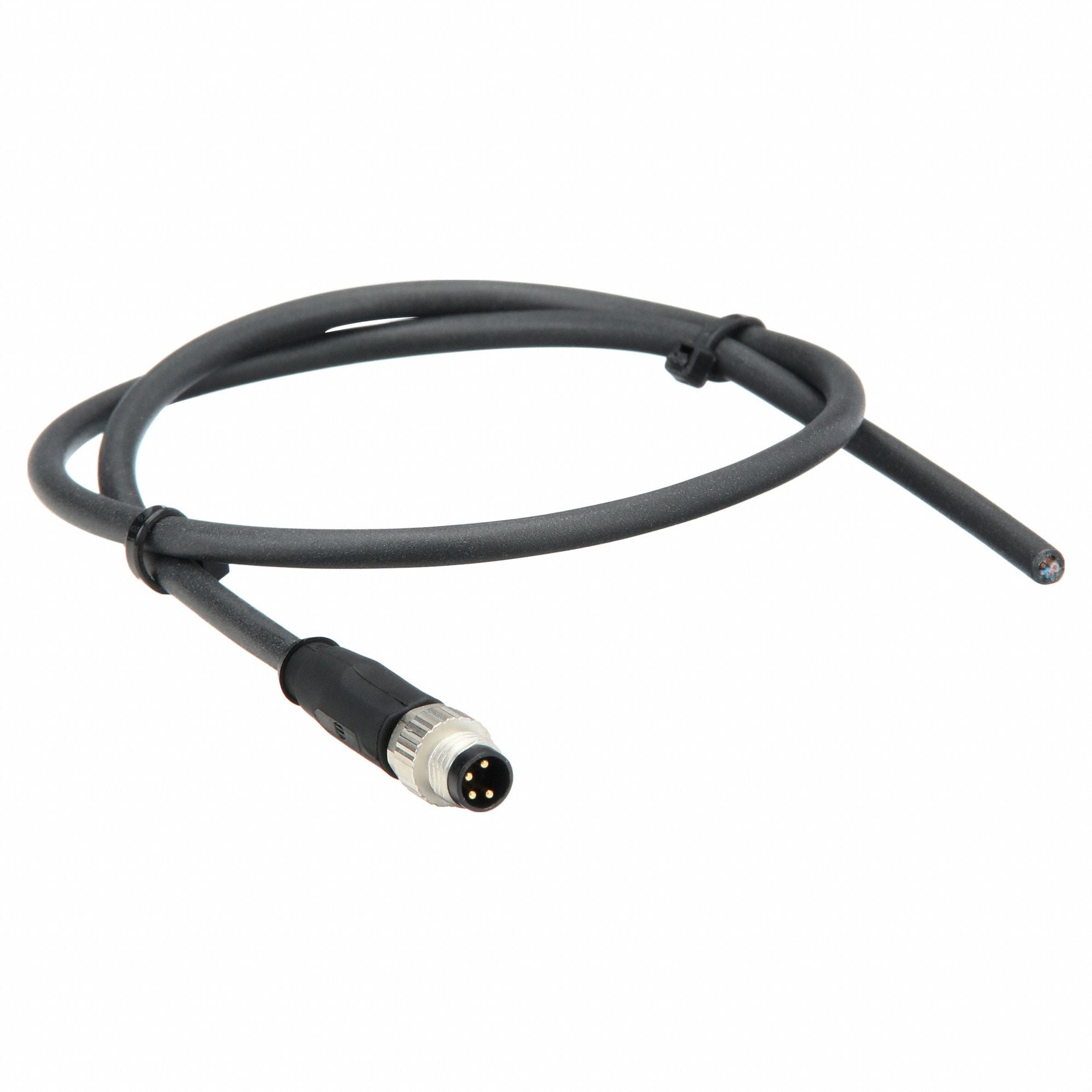 HARTING 21348000000000 Cordset 0.5 m Cable PUR Black