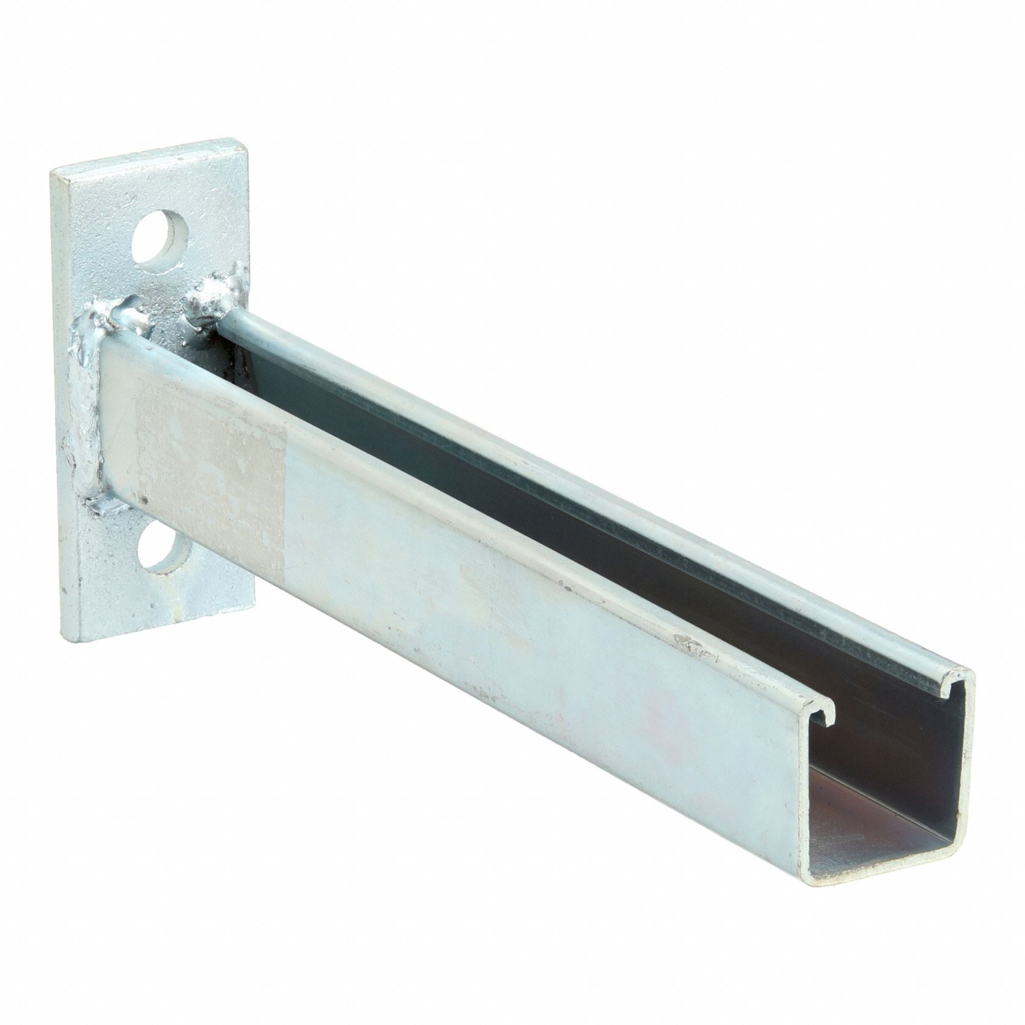 GRAINGER V717EG Strut Channel Fitting Silver 2 W 2 Holes