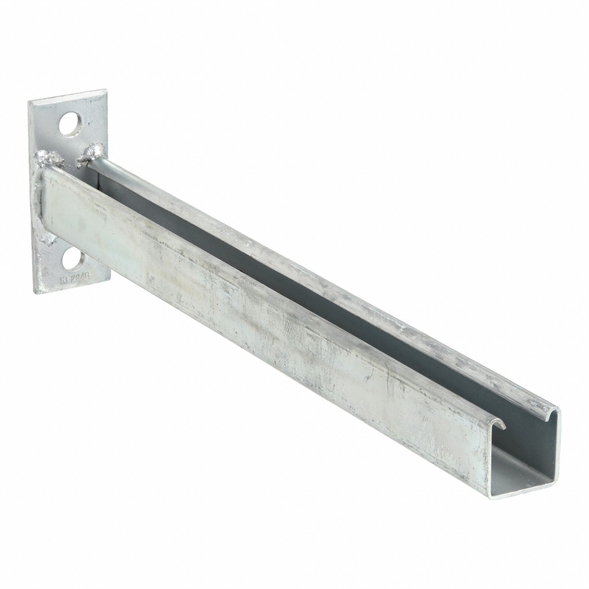 GRAINGER V718EG Strut Channel Fitting Silver 2 W 2 Holes
