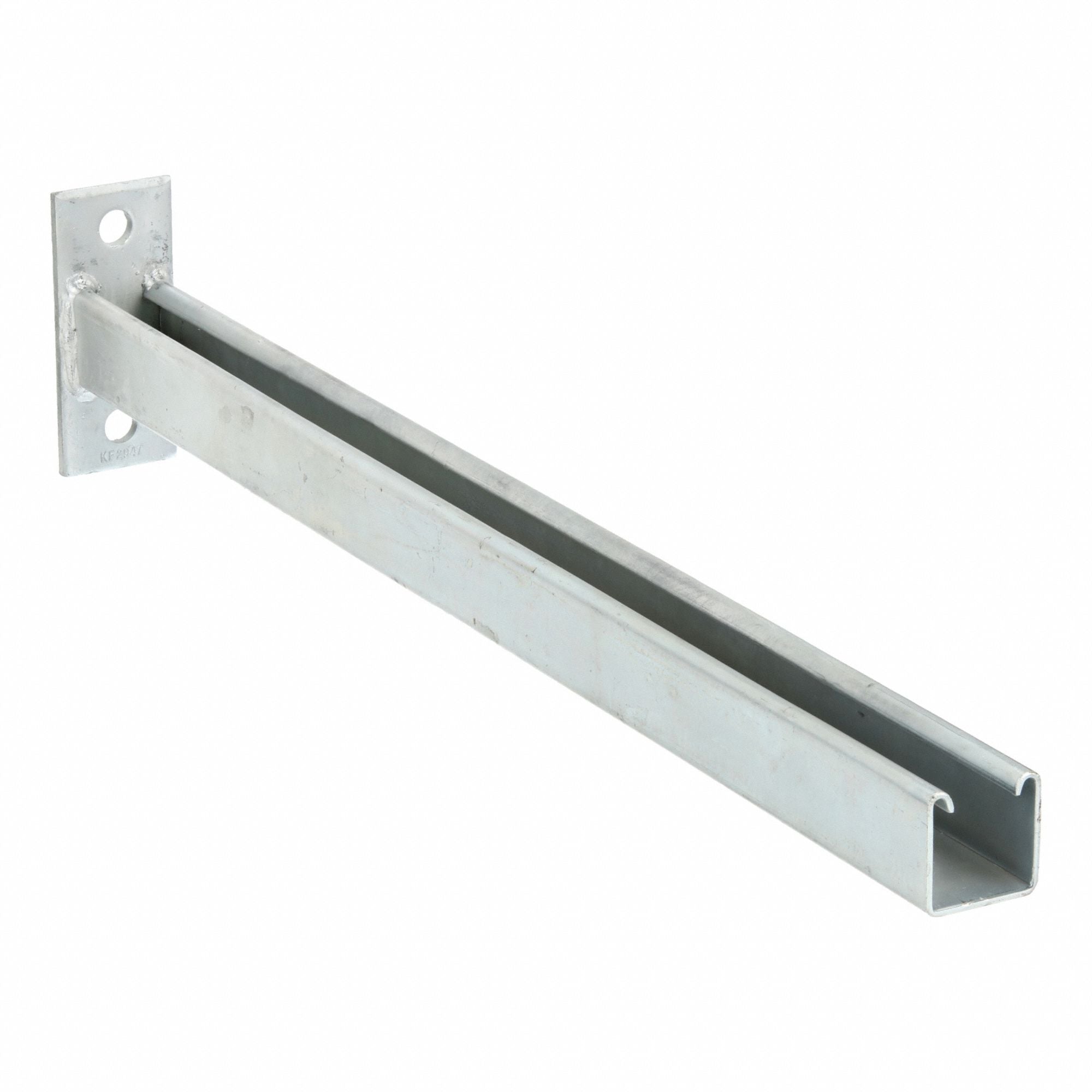 GRAINGER V719EG Strut Channel Fitting Silver 2 W 2 Holes
