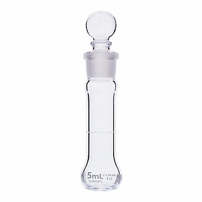 GLOBE SCIENTIFIC 8230005 Volumetric Flask 5 mL 70 mm H PK6