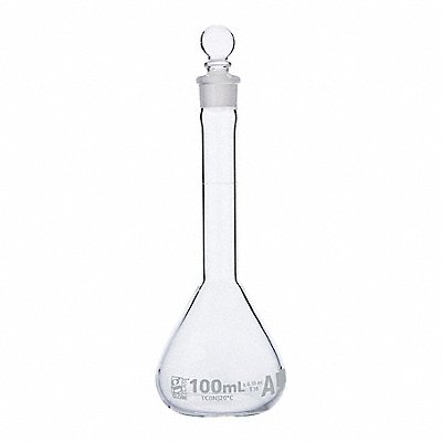 GLOBE SCIENTIFIC 8230100 Volumetric Flask 100 mL 160 mm H PK6