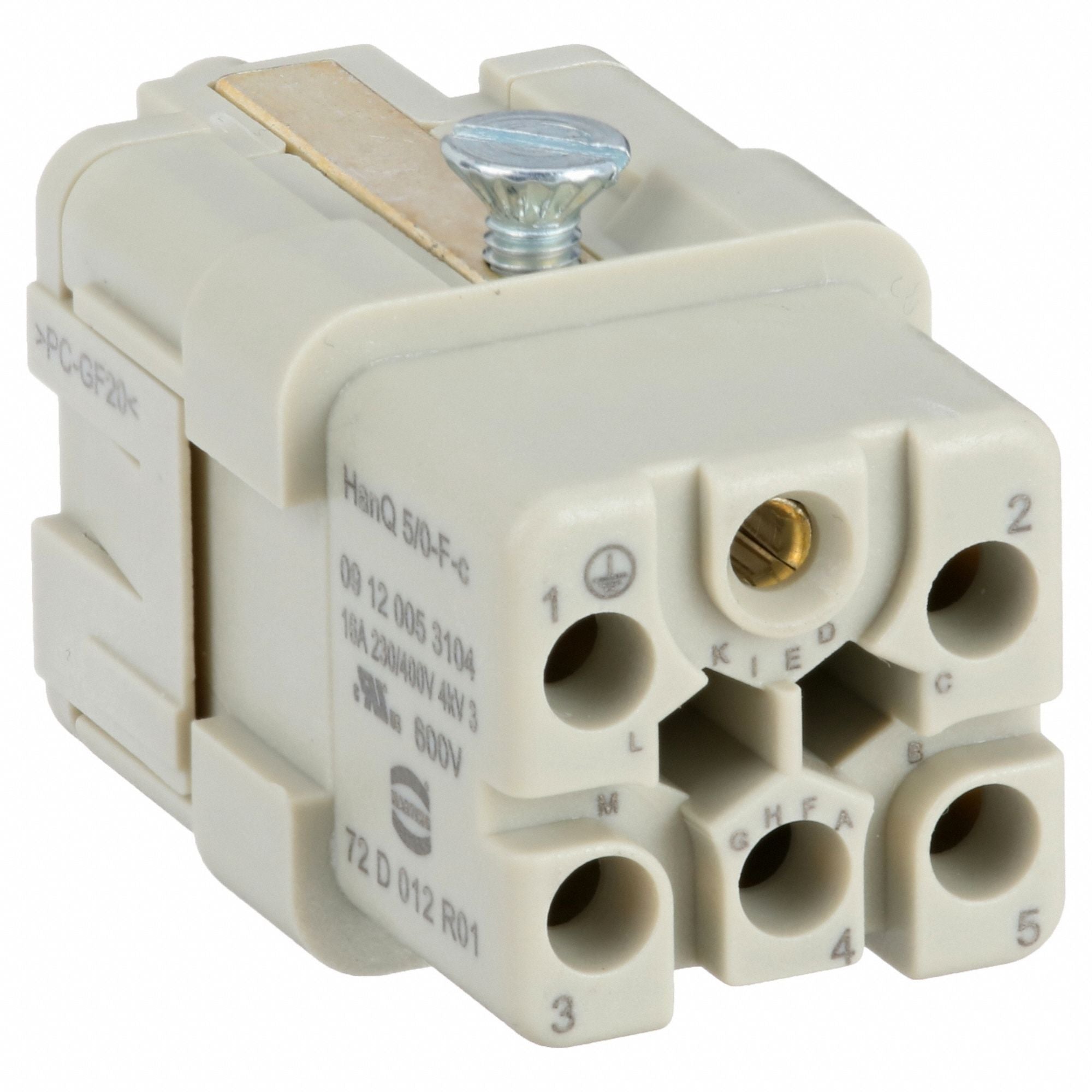 HARTING 9120053104 Rectangular Connector Insert 16 A