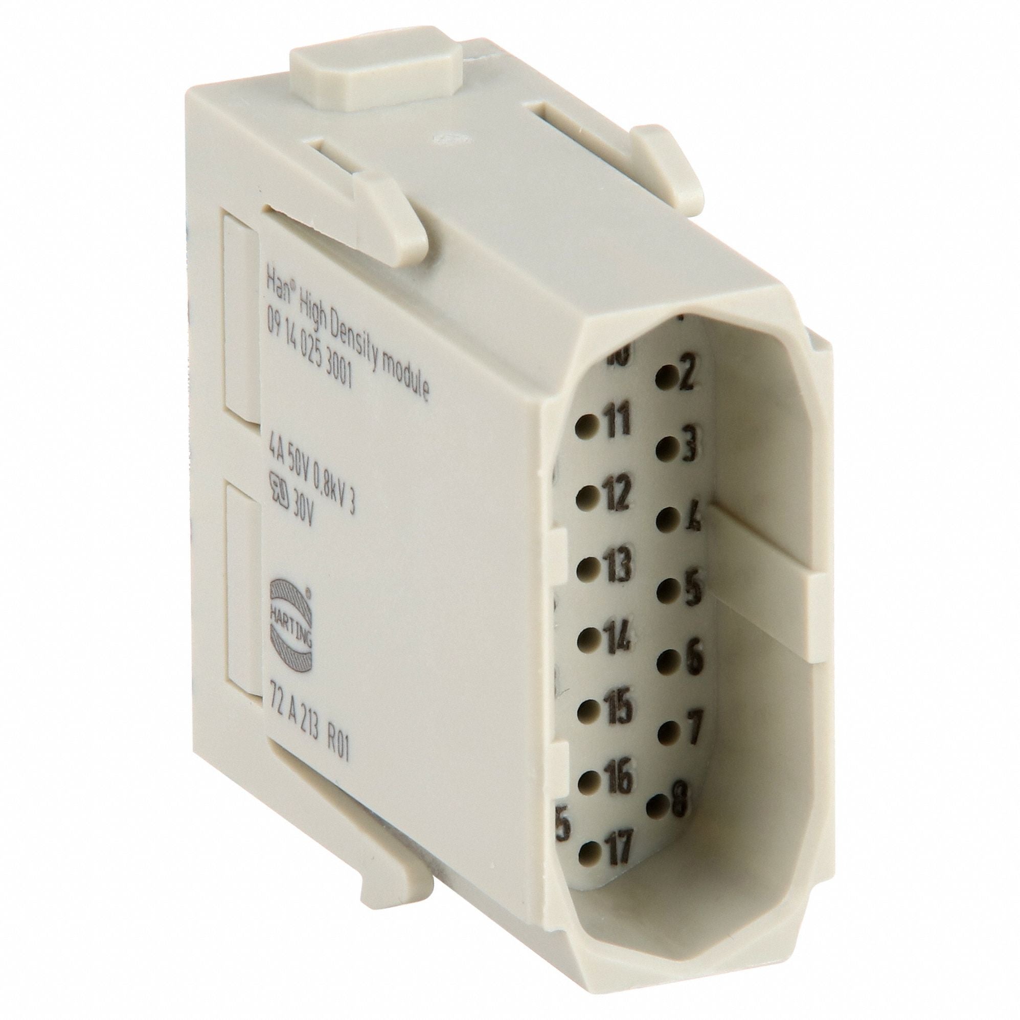 HARTING 9140253001 Rectangular Connector Insert 4 A