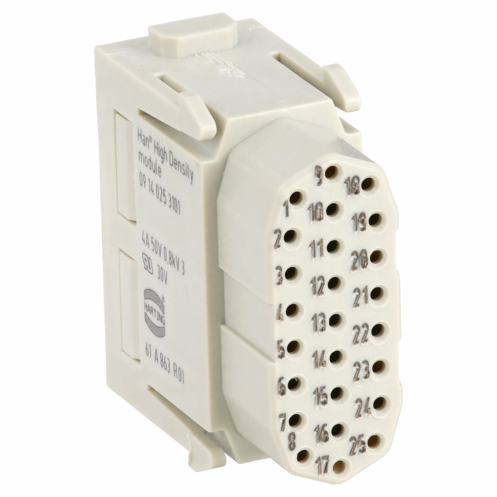 HARTING 9140253101 Rectangular Connector Insert 4 A