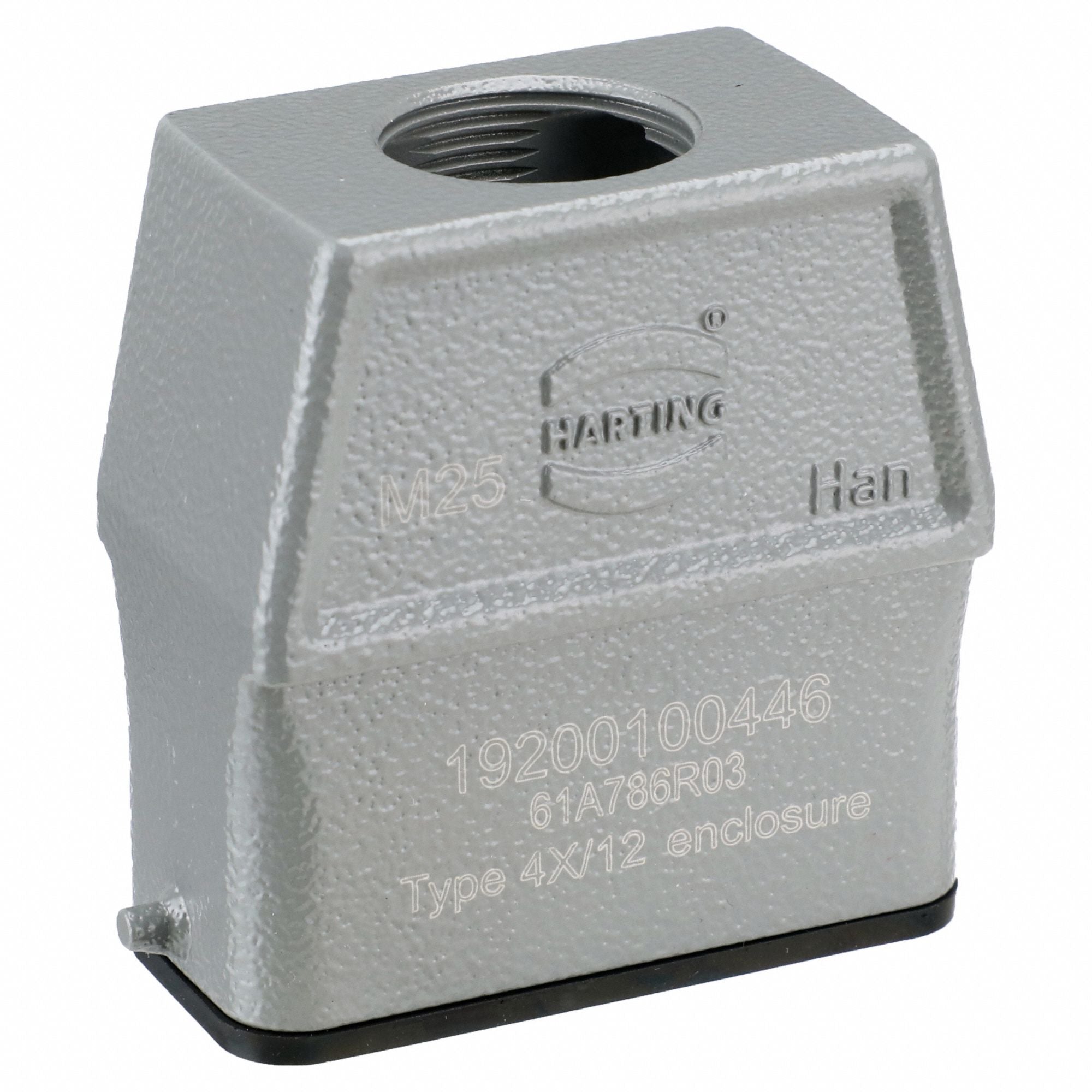 HARTING 19200100446 M25 Rectangular Connector Hood 66.7 mm H