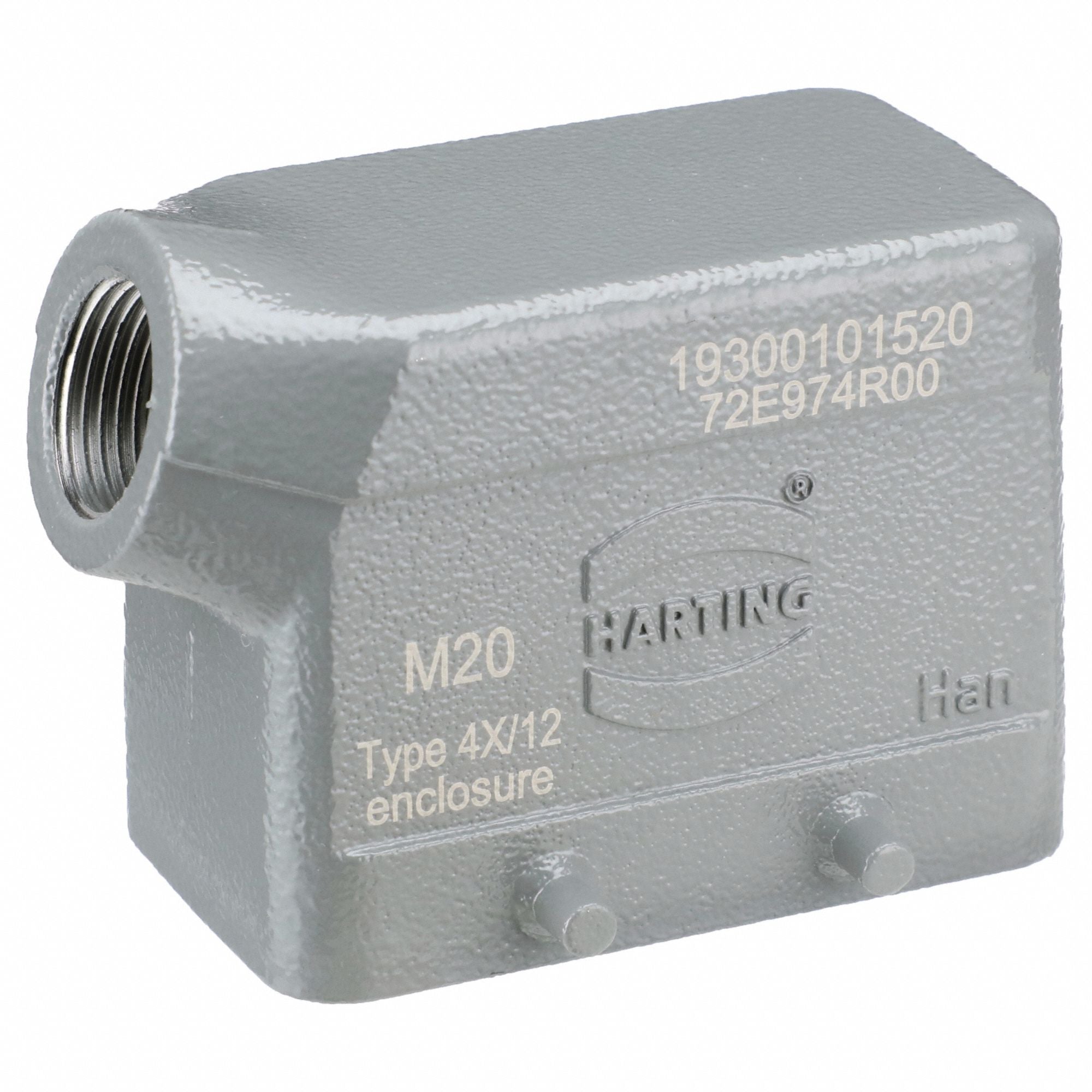HARTING 19300101520 M20 Rectangular Connector Hood 57 mm H