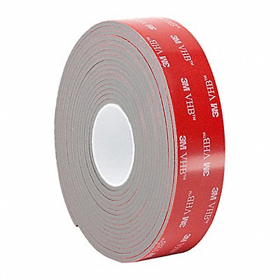 3M GPH160GF Double Sided Foam Tape 5 yd L 2 W