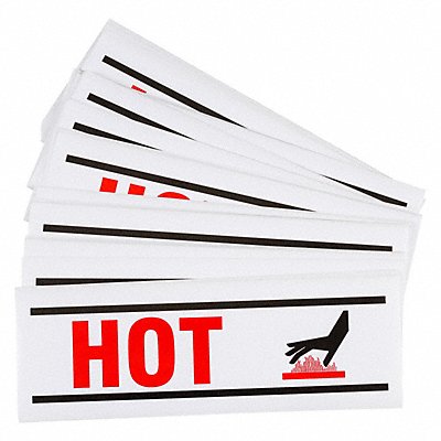 BRADY 8817 Label Vinyl 3 1/2 H 10 W PK25