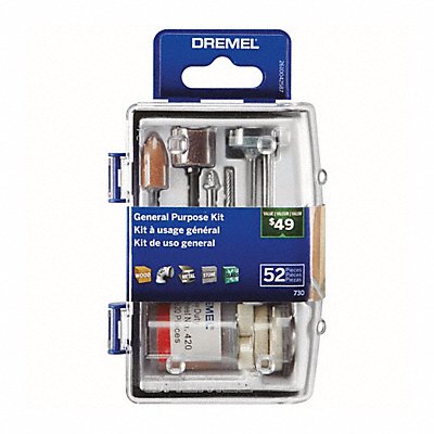 DREMEL 73001 Rotary Tool Accessory Kit 52 pieces