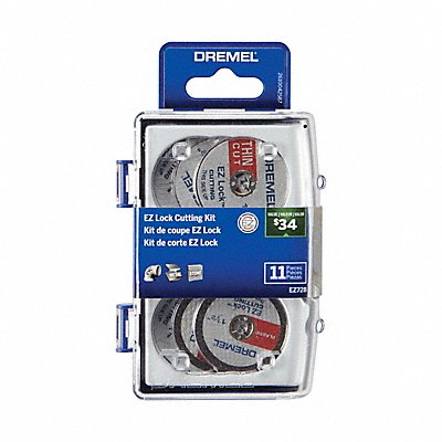 DREMEL EZ72801 Rotary Tool Accessory Kit 11 pieces