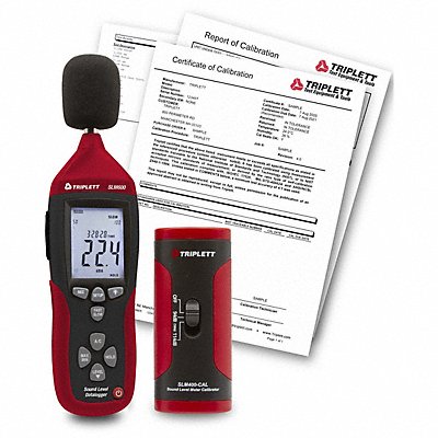 TRIPLETT SLM600KITNIST Noise Datalogger/Calibrator with NIST