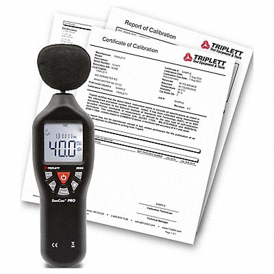 TRIPLETT 3550NIST Noise Meter with NIST Type 2