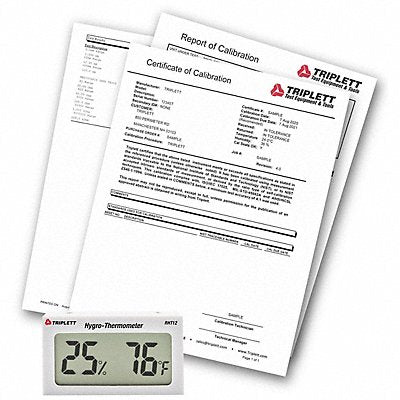 TRIPLETT RHT12NIST Mini Hygro-Thermometer 2.2 W 1.3 H